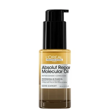 Олія двофазна для волосся L'Oreal Professionnel Serie Expert Absolut Repair Molecular Bi-Phase Oil 30 мл для молекулярного відновлення волосся