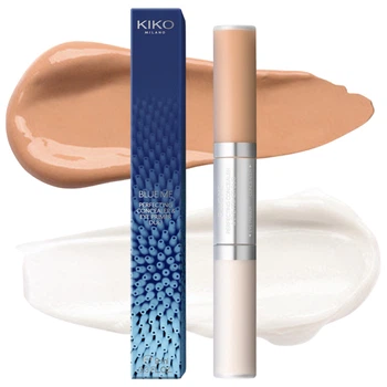KIKO Blue Me Perfecting Concealer & Eye Primer Duo 04 Dark Праймер і консилер для очей