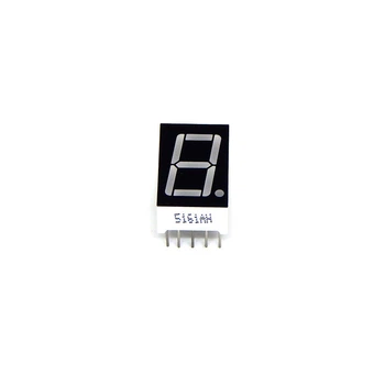 Цифровой 7-сегментный LED индикатор 0.56 дюйма (1 разряд) для Arduino и радиокомпонентов, красный