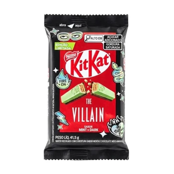Шоколадний батончик KitKat The Villain Mint & Dark 41,5 грам