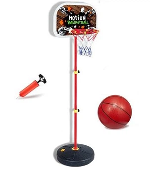 Дитячий набір для гри в баскетбол Playset кільце на стійці з регулюванням, насос, м'яч (HF 606)