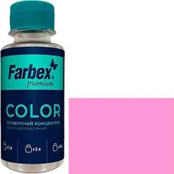 Водно-дисперсійний пігментний концентрат Farbex Color 100 мл рожевий