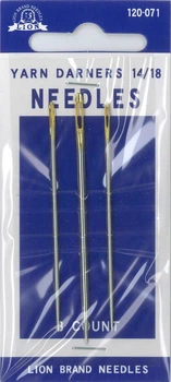 Голки для пряжі (yarn darners) 14/18 3 голки (120-071L)