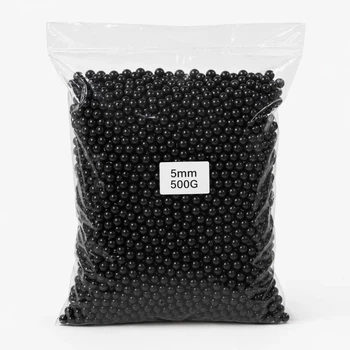 Намистини кульки чорні 5 мм 500 г (black-500/5мм)