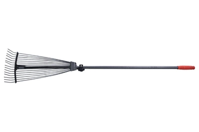 Граблі віялові Mastertool 15 прутів розсувні з ручкою (14-6296)