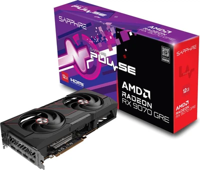Видеокарта Sapphire Radeon RX 9070 GRE 12G PULSE (11354-01-20G)