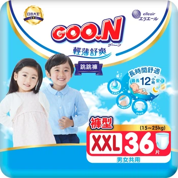 Трусики-підгузки Goo.N Slim & Comfortable Розмір 6 XXL 15-25 кг 36 шт (21001094) (4902011840698)