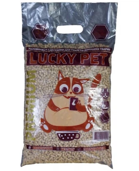 Древесный наполнитель для котов "Luсky Pet" Премиум - 12 (кг)