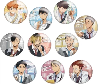 Волейбольний значок Y LINE TTA Haikyuu із зображенням Танака Кая, 75 мм (10 шт./коробка), вік 15+