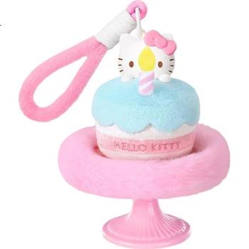 MINISO Hello Kitty Sweet Workshop Плюшева ароматерапія Сліпа коробка кулон іграшка Орнамент подарунок на день народження для жінок, кінцева коробка