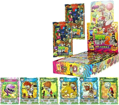 Карточная игра Qiji Plant vs. Zombies, классическое издание, полная коробка, для мальчиков и девочек