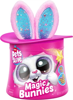 Интерактивный подарочный набор ZURU Magic Bonnie Rabbit Surprise Box с подсветкой и музыкой, розово-белый.