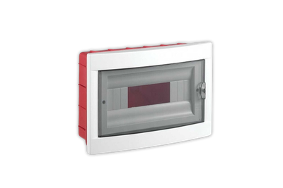 Корпус пластиковий ЩРВ-П-12 мод. 1ряд вбудований 285х214х100 IP40 UEC [MDK23-V-12-40-UEC]