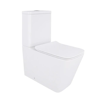 Унитаз напольный Qtap Crow Eco безободковый с сиденьем Soft-close QTCRO27W48750