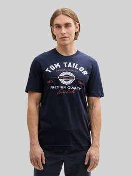 Футболка мужская Tom Tailor 1037735 2XL Синяя