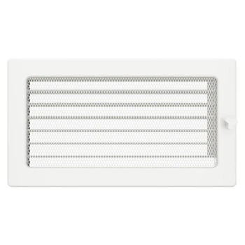 Вентиляционная решетка для камина из жалюзи SAVEN 17x30 (белый)