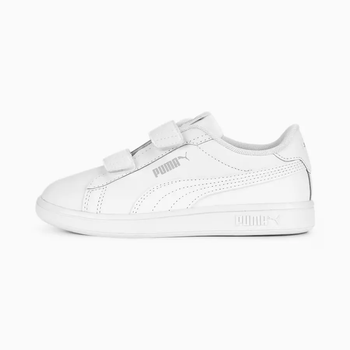 Кросівки Puma Smash 3.0 Leather V White/Cool Light Gray 27.5-10.5-17.5см