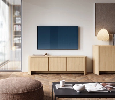 Тумба под ТВ Perfect Home Бари / Bari RTV168 3-дверная Дуб виченца