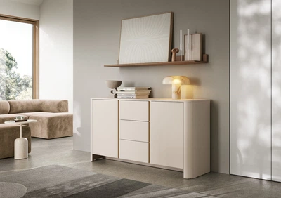 Комод Perfect Home Бари / Bari KSZ168 2-дверный с 3 ящиками Кашемир