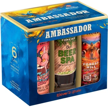 Набор пива Forever Ambassador 500 мл х 6 шт (4820183001511)
