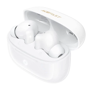 Bluetooth-гарнитура AceFast W7, Стерео, Белый - 703809