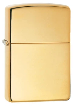 Запальничка Zippo Запальничка HIGH POLISH BRASS ARMOR 169, вітрозахисна, кишенькова, бензинова