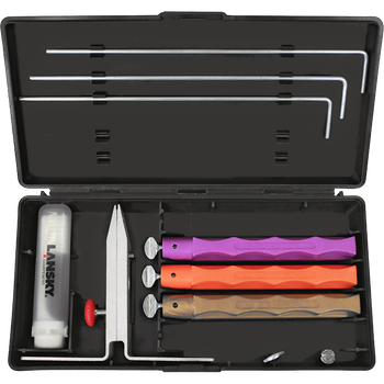 Точильная система Lansky Standard Diamond Sharpening System Алмазный набор 3 камня Коричневый