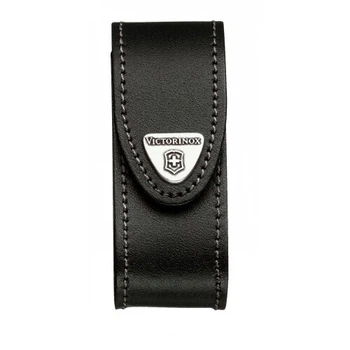 Чехол Victorinox поясной (91 мм, 2-4 слоя, черный, натуральная кожа)