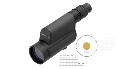 Подзорная труба Leupold Mark 4 12-40x60mm Inverted H-32 черная, водонепроницаемая, легкая, для профессионалов