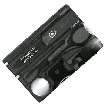 Мультитул Victorinox Swisscard Lite Черный 82х54х4мм 13 функций 0.7333.T3