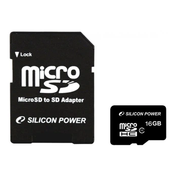 Карта пам'яті MicroSD MSD 16GB Silicon Power/C10+SD