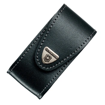 Чехол для ножей Victorinox Кожаный Черный 84-91мм 5-8 слоев 4.0521.3