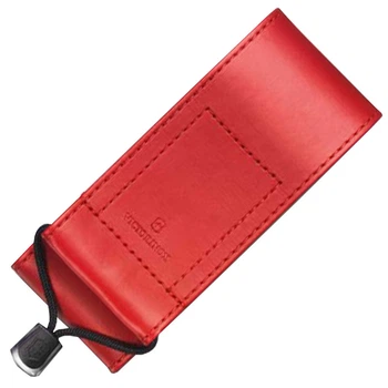 Чехол для ножей Victorinox Swisstool Красный кожаный замок 111 мм (4.0482.1)