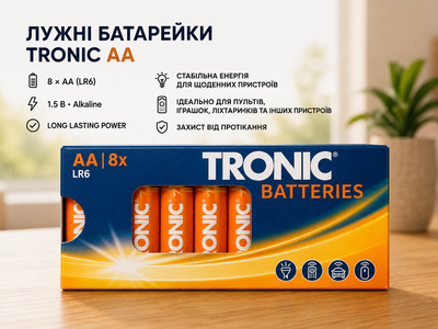 Батарейки TRONIC LR6 АА 8шт (PS-202506)