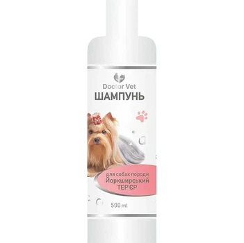 Шампунь для собак породы Йоркширский терьер Doctor Vet жидкость - 250 мл
