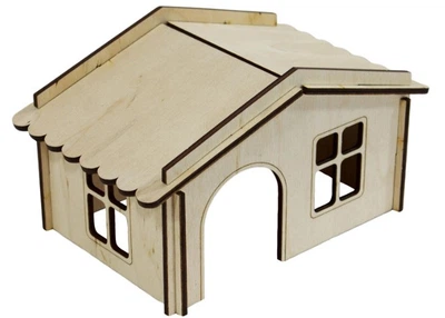 Дом для грызунов №103 Lucky Pet для хомяков, крыс и декоративных мышей 19.5x12x11 см