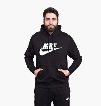 Кофта мужская Nike Nsw Club Hoodie XL Чорний BV2973-010