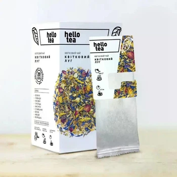 Чай Hello Tea "Квітковий луг" травяний (20 пакетиків)