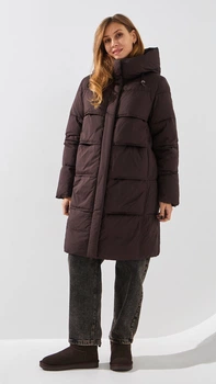 Куртка однотонна жіноча On me TM-BF-C459 3XL Шоколадний shop (2000999156595)