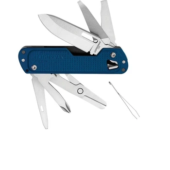 Мультитул Leatherman Free T4 Синий 12 функций 122 г 56 мм (a520314)
