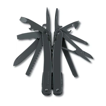Мультитул Victorinox Swisstool Spirit XBS 27 функций Чёрный Нейлон
