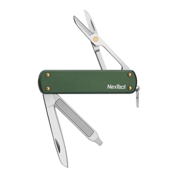 Мультитул NexTool Mini Pocket Knife Зелений 5 функцій алюмінієвий сплав 5052 (не указан)