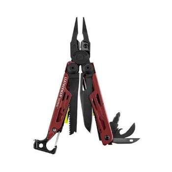 Мультитул Leatherman Signal Crimson 19 функций черный красный (а520314)