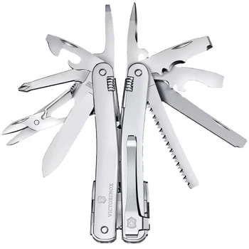 Мультитул Victorinox Swisstool Spirit MX Clip Стальной 105мм 22 функции (3.0224.MKB1)