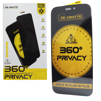 Защитное стекло Privacy NeMinute (iPhone 15 Plus / 16 Plus)