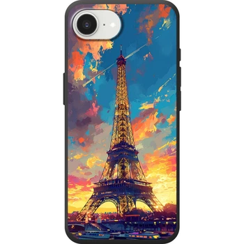 Силиконовый Чехол с Картинкой для IPhone 17e Принт (Париж, Эйфелева Башня) (71609-ysm038)