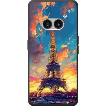 Силиконовый Чехол с Картинкой для Nothing Phone (2a) Plus Принт (Париж, Эйфелева Башня) (71429-ysm038)