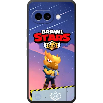 Силиконовый Чехол с Картинкой для Google Pixel 10A Принт (Бравл Старс Ворон, Brawl Stars Crow) (72530-ysm018)