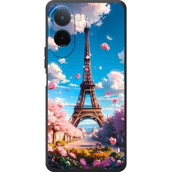 Силиконовый Чехол с Картинкой для Xiaomi Redmi A7 Pro Принт (Париж, Эйфелева Башня) (72457-ysm035)