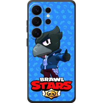 Силиконовый Чехол с Картинкой для Samsung Galaxy S26 Ultra (S948) Принт (Бравл Старс Ворон, Brawl Stars Crow) (71267-ysm016)